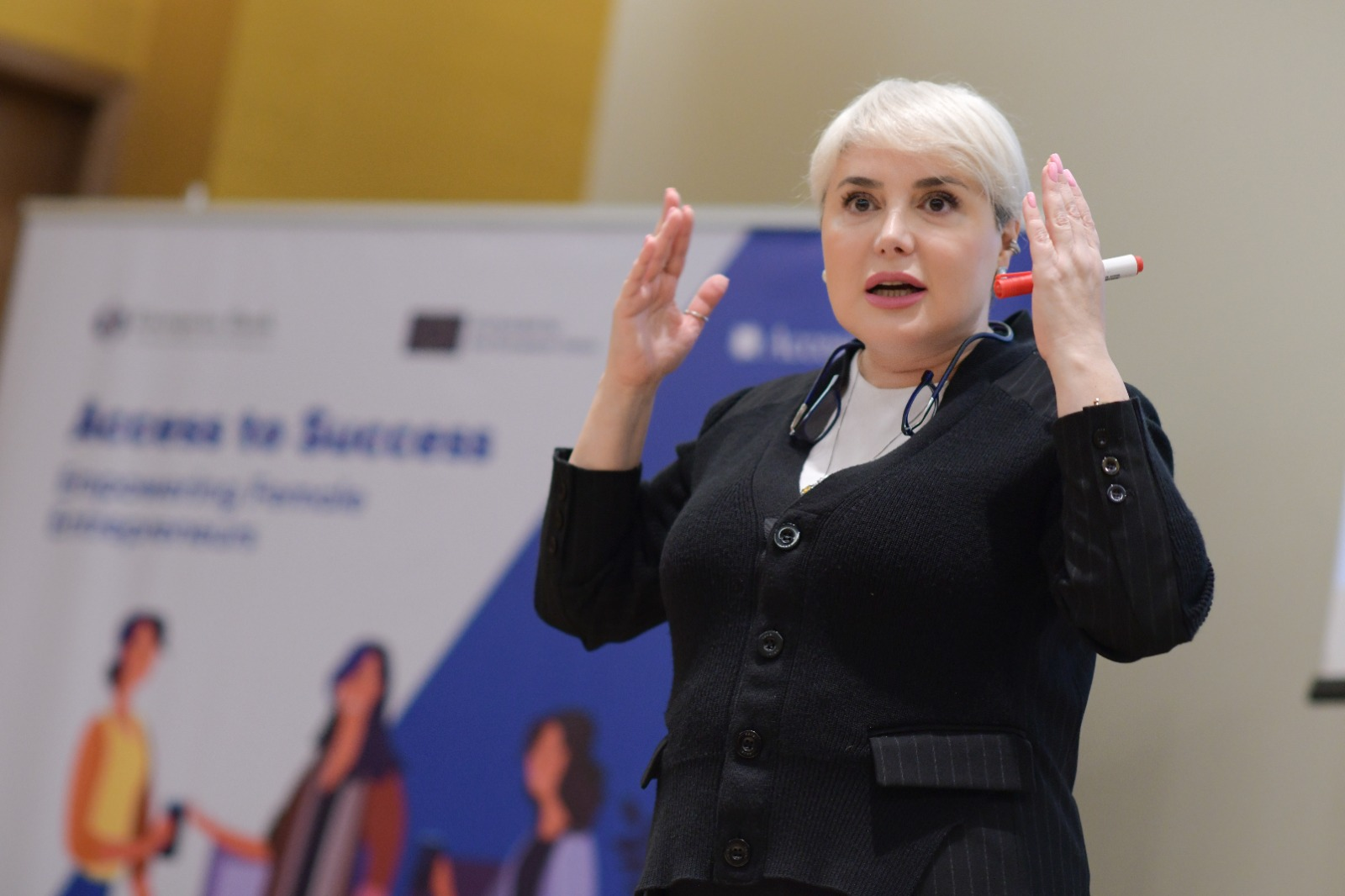 Выступление Ильхамы в программе Access to Success